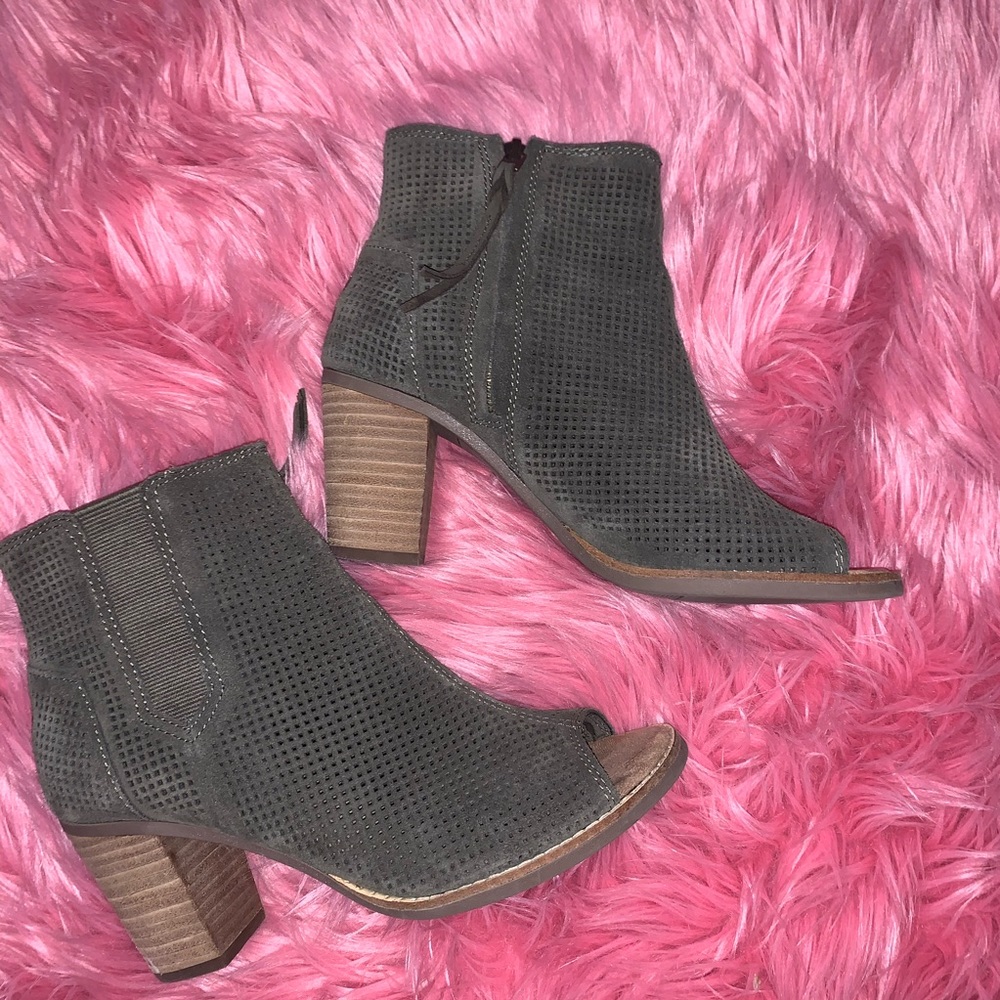 TOMS Majorca Peep Toe Ankle Booties